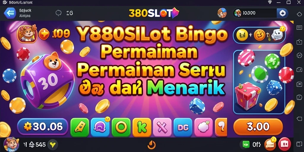 Tampilan gameplay Bingo yang menarik di 380SLOT.