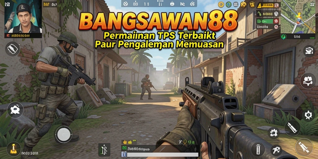 Screenshot BANGSAWAN88 menampilkan aksi seru dalam permainan TPS.