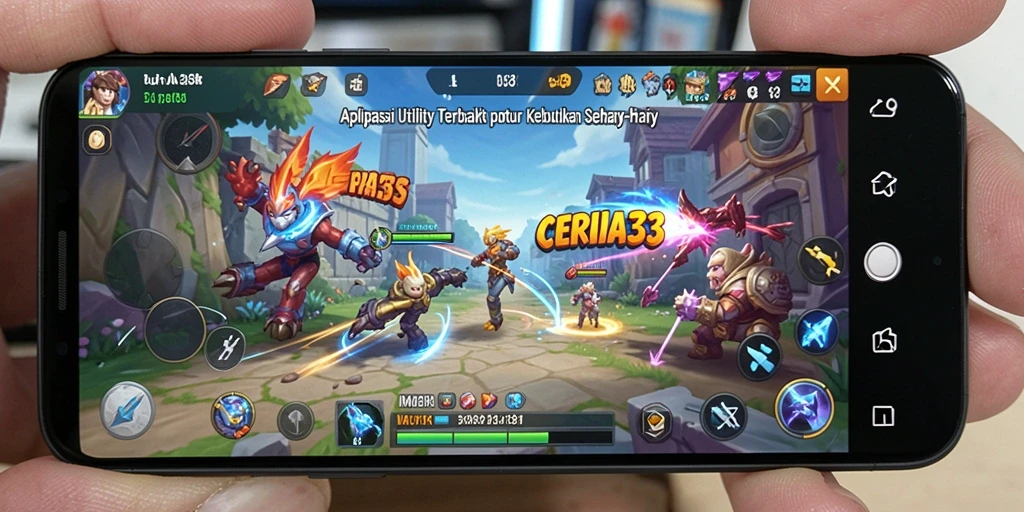 Screenshot utama CERIA33 menampilkan antarmuka pengguna yang sederhana dan efisien.