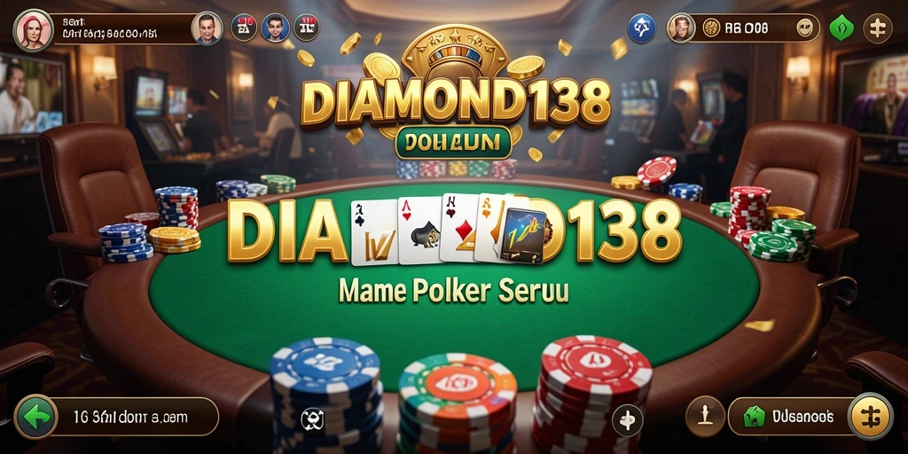 Tampilan gameplay menarik di DIAMOND138 dengan fitur Poker interaktif.