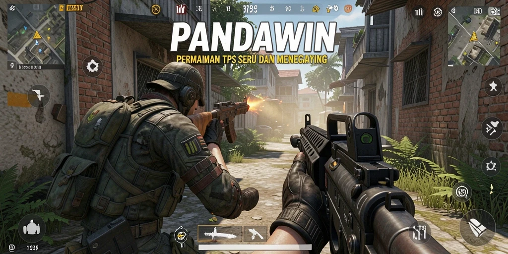 Tampilan gameplay seru di PANDAWIN dengan aksi tak terduga.