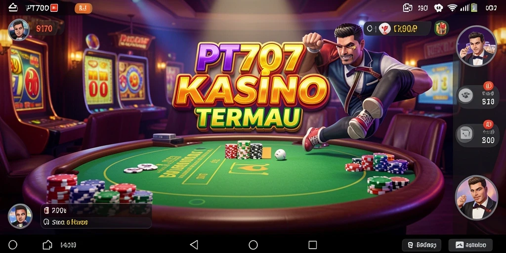 Tampilan gameplay kasino yang seru dan mengasyikkan di PT707.