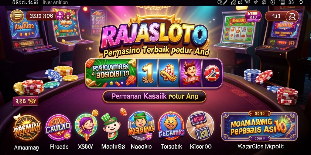 Tampilan gameplay RAJASLOTO yang memukau dan menarik.