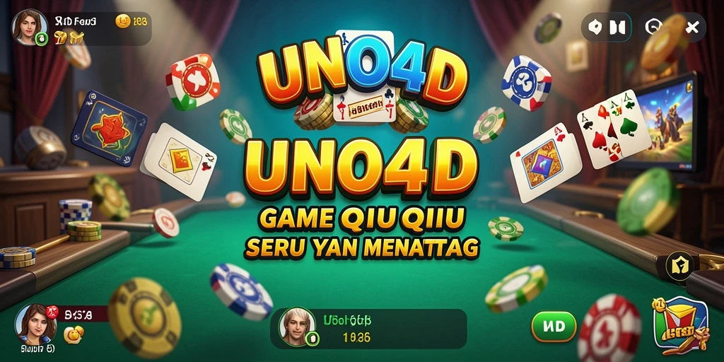 Tampilan gameplay menarik dari QiuQiu di UNO4D.