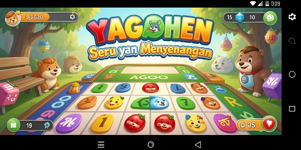 Tangkapan layar gameplay YAGAOHEN yang menampilkan suasana permainan Bingo.